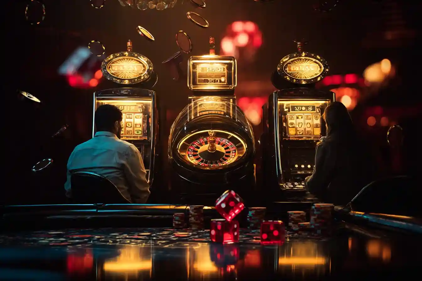 why do slot machines say bar